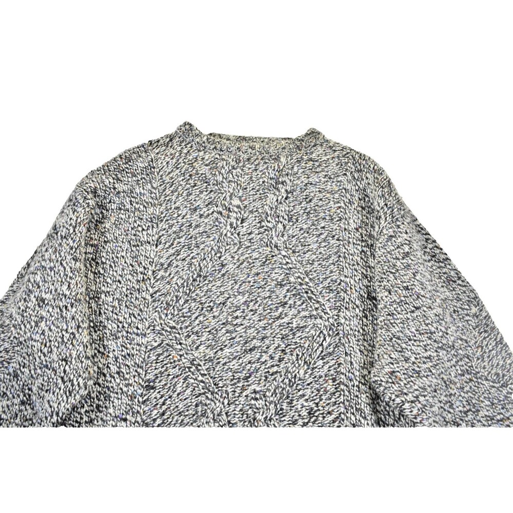 Vintage Christopher Fischer Wool Mohair Cable Knit Sweater Size L - Picture 4 of 15